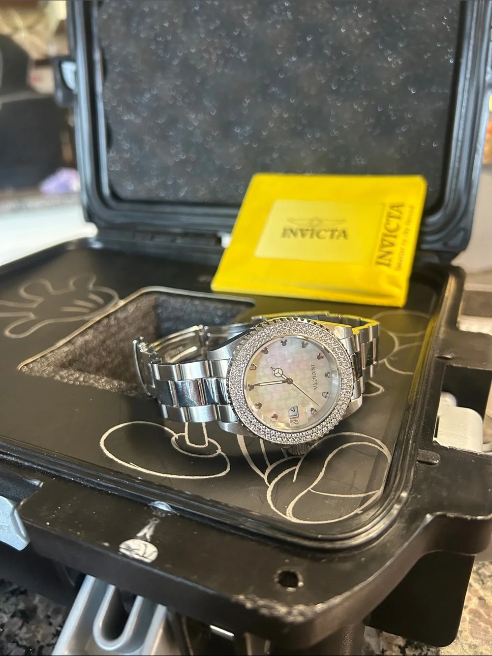 Disney Stainless Steel Invicta Angel Women’s Limited Edition Diving Watch.